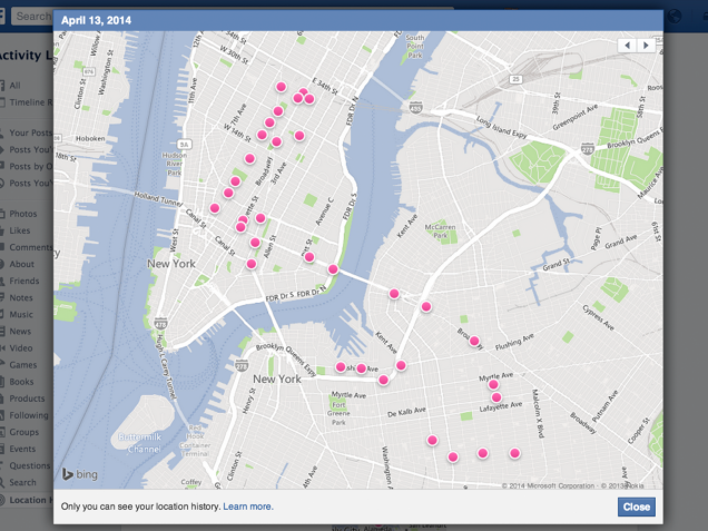 Facebook tracking through iPhone