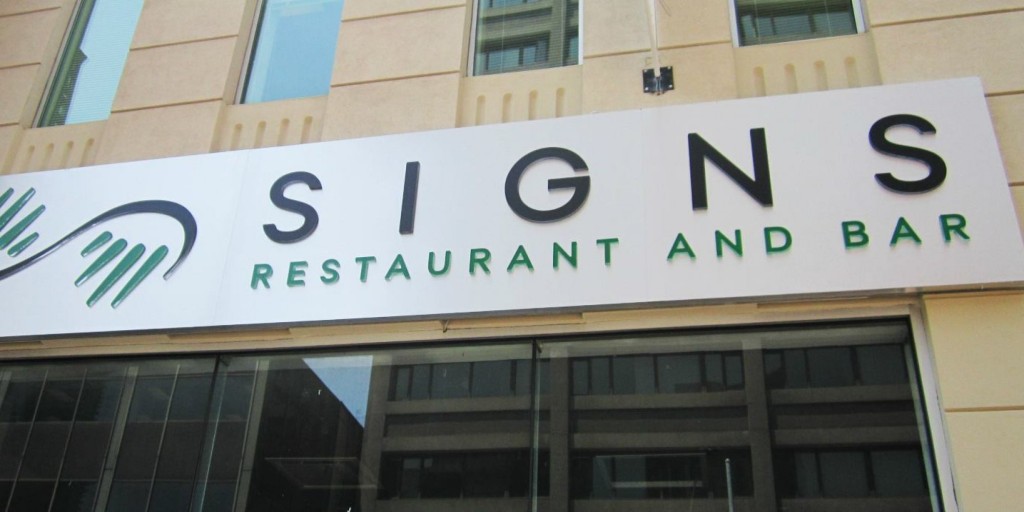New restaurant concept Signs in Toronto Canada