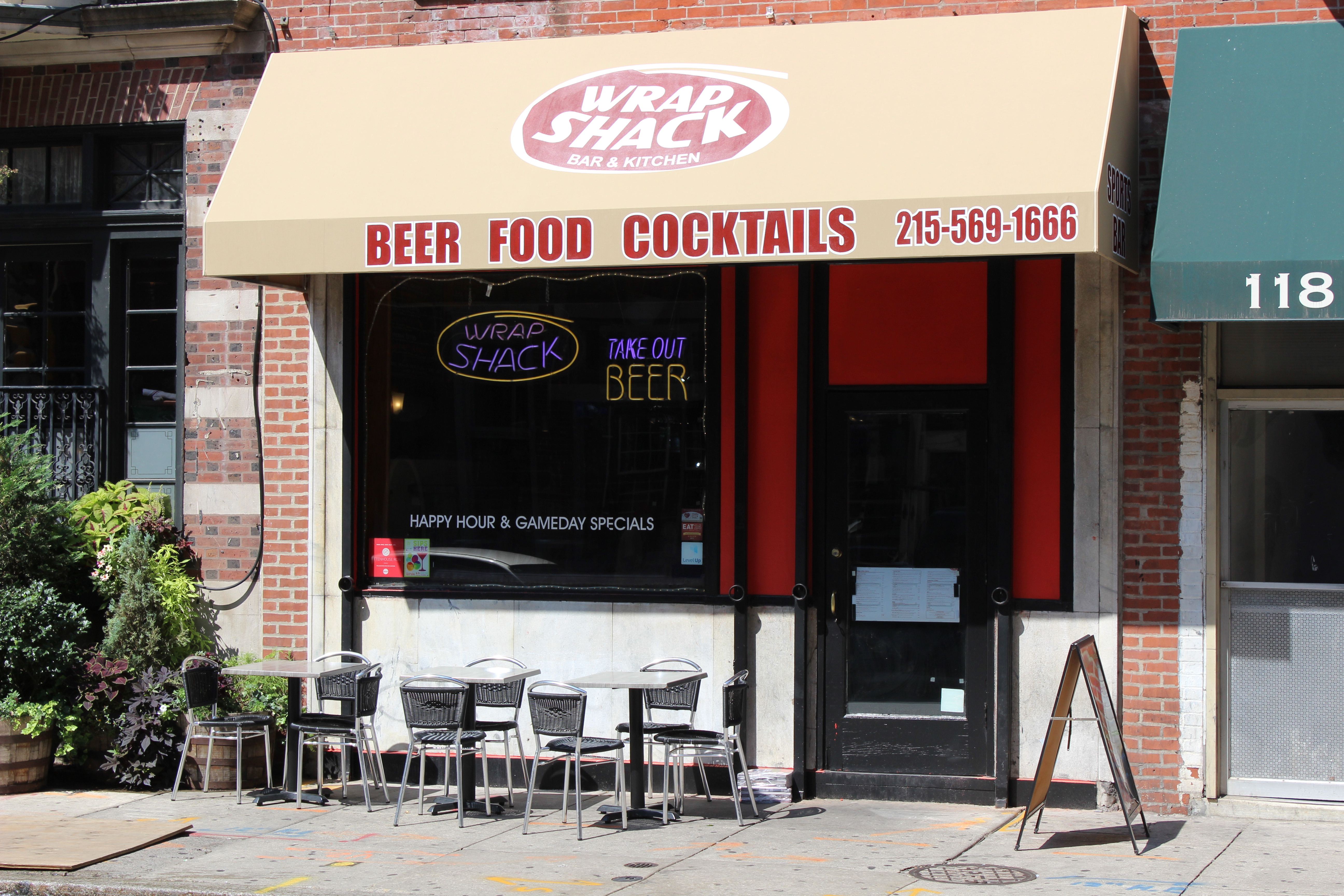 Wrap Shack Rittenhouse Bar Philadelphia
