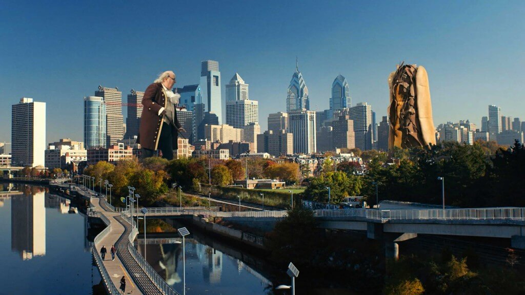 Visit Philly Commercial Ben Franklin Cheesesteak