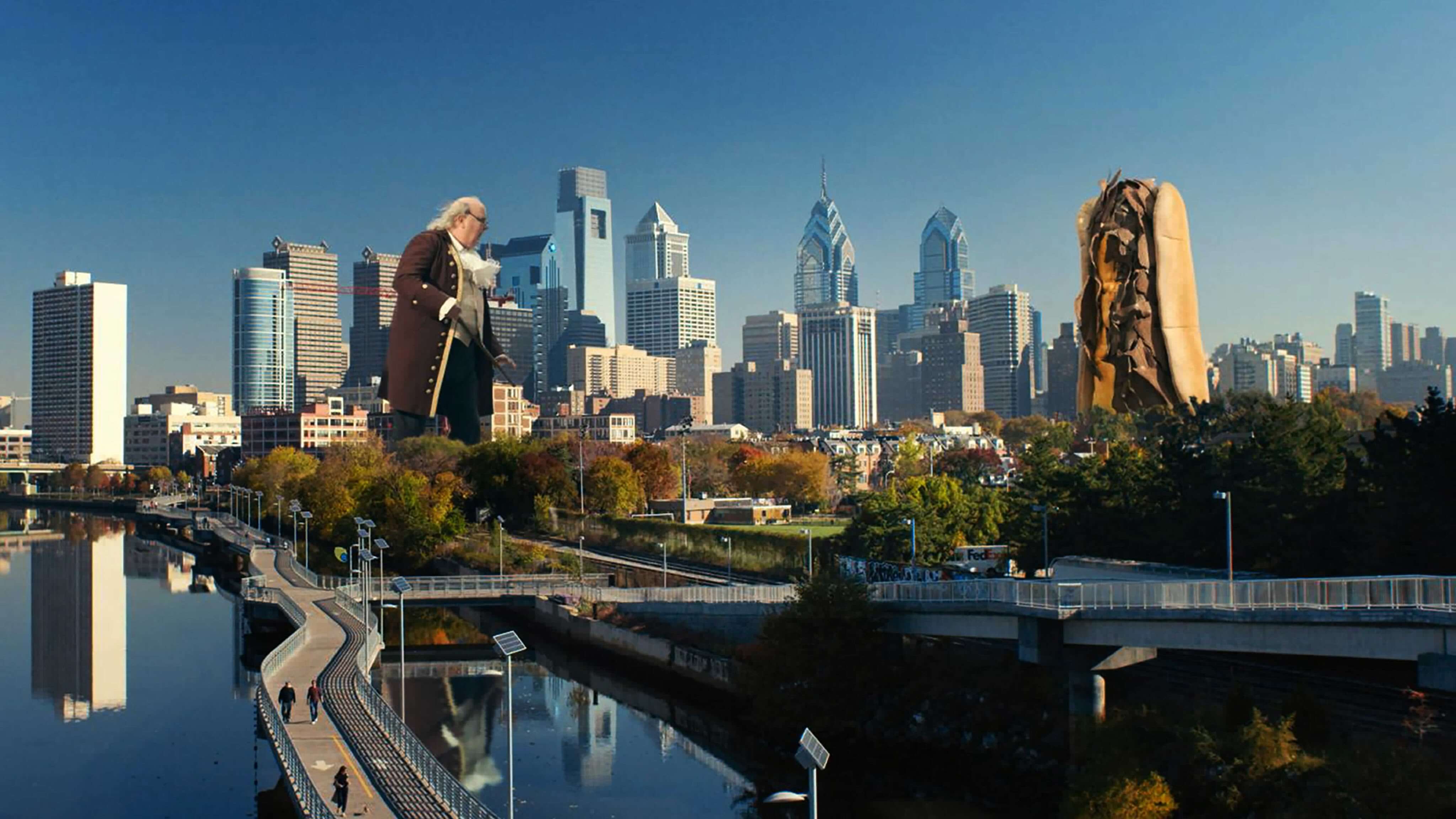 Visit Philly Commercial Ben Franklin Cheesesteak